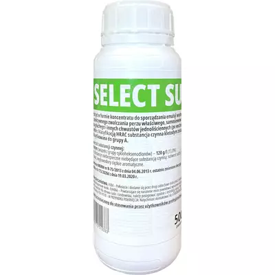 Select Super 120EC 500ml UPL kletodym, chwasty jednoliścienne, gorczyca, lucerna, bobik, perz, owies głuchy