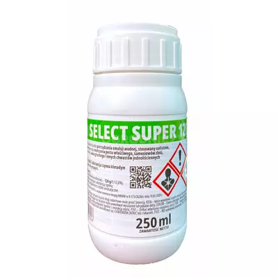 Select Super 120EC 0,25l UPL kletodym, chwasty jednoliścienne, gorczyca, lucerna, bobik, perz, owies głuchy