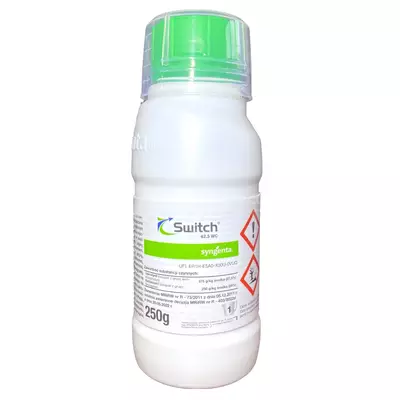 Switch 62,5WG 250g SYNGENTA choroby grzybowe, szara pleśń, zamieranie pędów, gorzka zgnilizna, brunatna zgnilizna