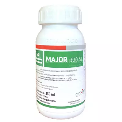 Major 300SL 250ml INNVIGO chlopyralid (Lontrel) zwalcza chwasty rzepak, burak cukrowy, chaber, oset, rumianek, zółtlica