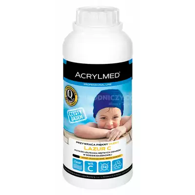 Lazur C 0,5 l Witamina C do basenu na brunatną wodę