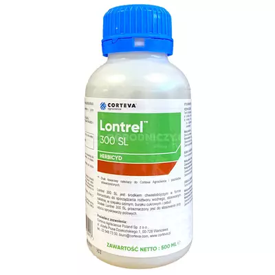 Lontrel 300SL 0,5l CORTEVA chlopyralid, chwasty w rzepak, burak cukrowy, cebula z siewu, rdest, rumian