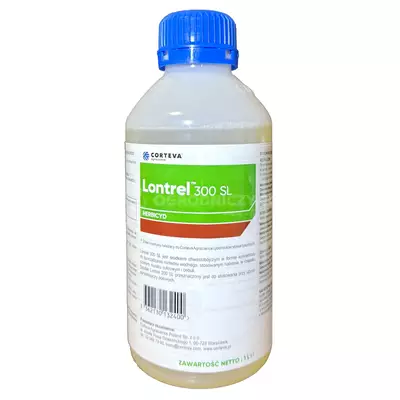 Lontrel 300SL 1l CORTEVA chlopyralid, chwasty w rzepak, burak cukrowy, cebula z siewu, rdest, rumian