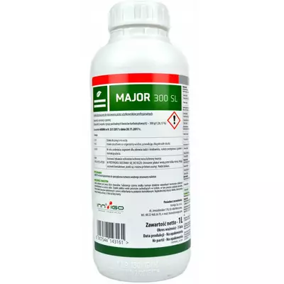 Major 300SL 1L INNVIGO chlopyralid (Lontrel) zwalcza chwasty rzepak, burak cukrowy, chaber, oset, rumianek, zółtlica