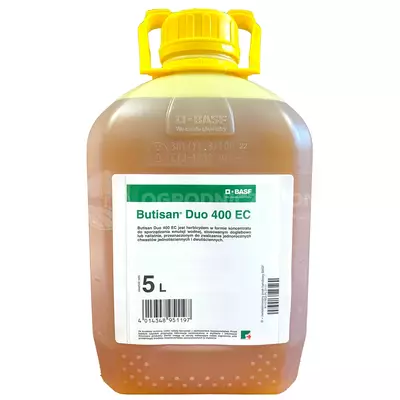 Butisan Duo 400EC 5l BASF na chwasty, brokuł, kalafior, kapusta z siewu, rozsady