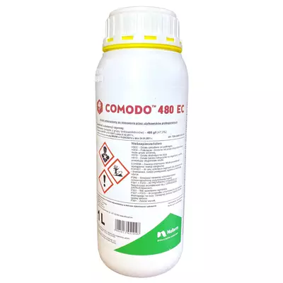 Comodo 480EC 1L NUFARM chlomazon, chwasty w rzepaku ozimym, gwiazdnica, przytulia, mak, przetacznik, maruna