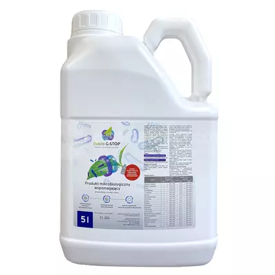 Bakto G-Stop 5L mikrobiologiczny preparat, poprawia wigor i zdrowotność roślin, ogranicza choroby alternaria, fusarium