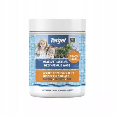 Chlortix szok Target zwlacza bakterie i dezynfekuje wodę basonową 0,4kg
